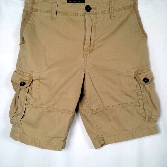 Aéropostale Other - Aeropostale Cargo Shorts Men Size 30 Brown Cotton Classic